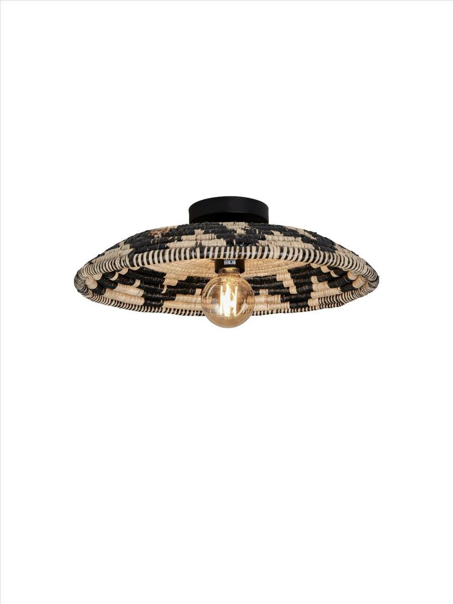 Plafonnier Andros en seagrass au design naturel par Good & Mojo