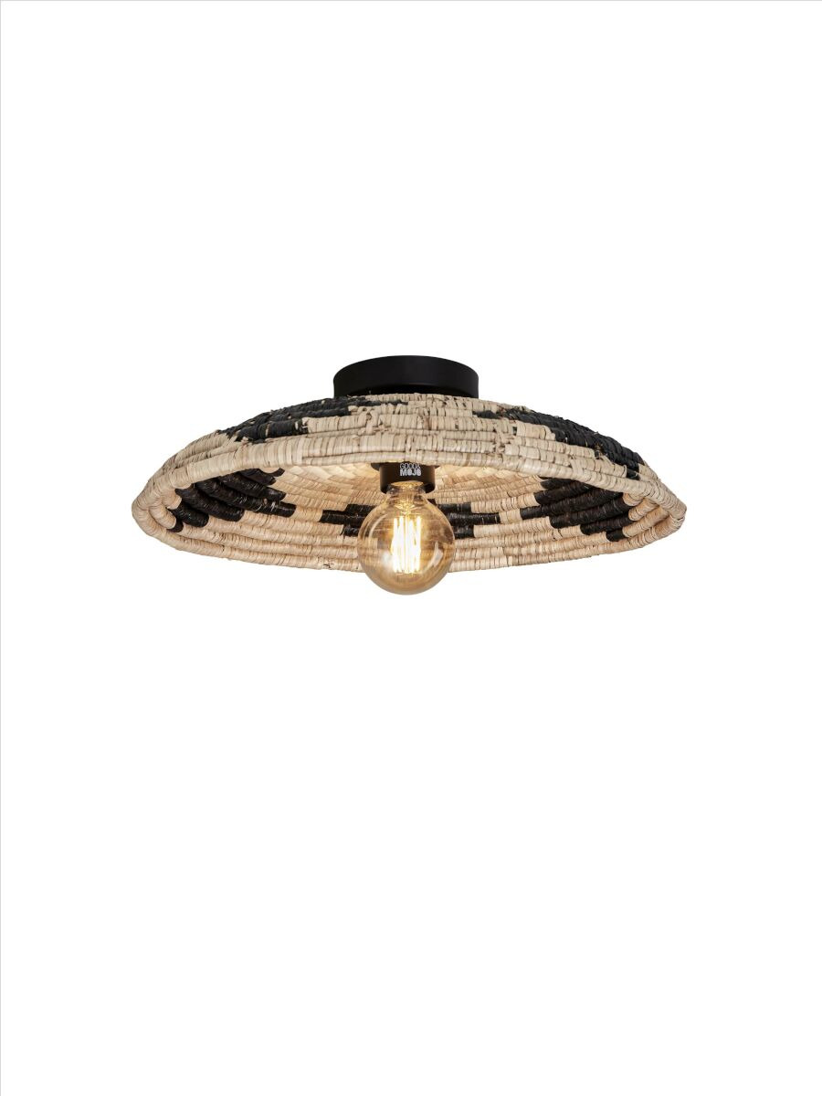 Plafonnier Andros 2 en seagrass au design naturel par Good & Mojo