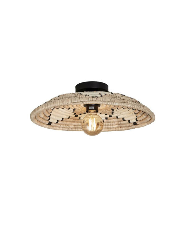 Plafonnier Andros 3 en seagrass au design naturel par Good & Mojo