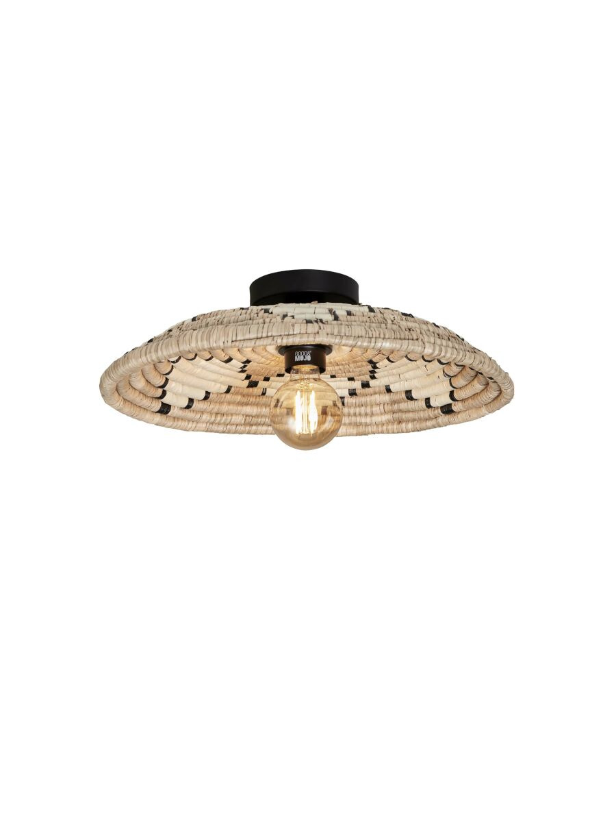 Plafonnier Andros 3 en seagrass au design naturel par Good & Mojo