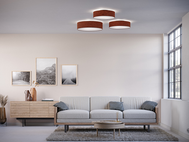 Plafonnier Soft dimmable en métal au design contemporain par Belid Plafonnier Soft dimmable en métal au design contemporain par Belid