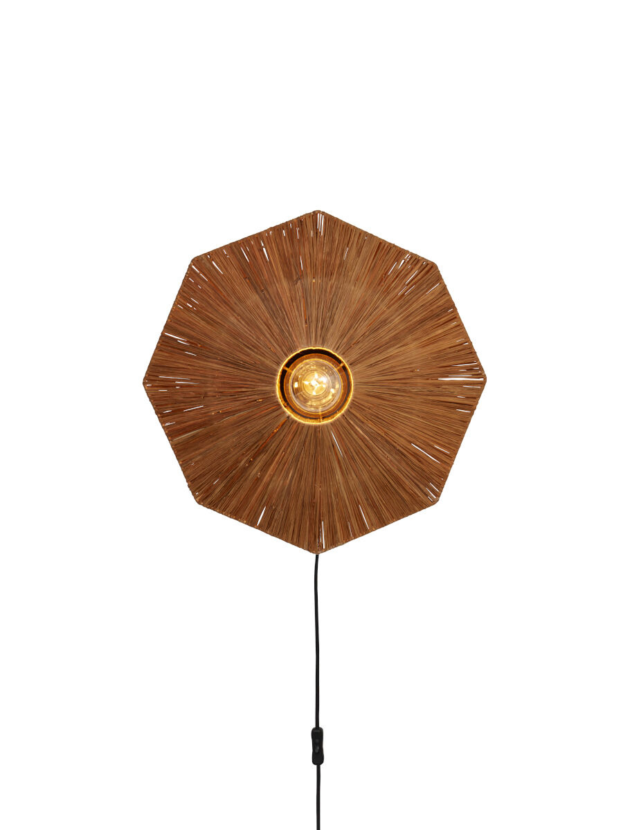 Applique Panama en raphia au design naturel par Good & Mojo