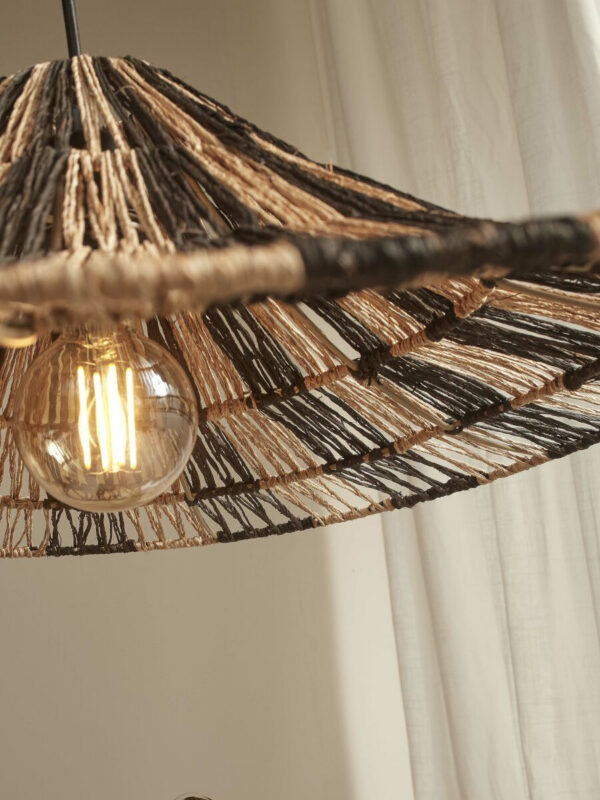 Suspension Cuzco en jute au design naturel par Good & Mojo