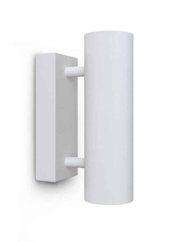 Applique Tyson dimmable base en métal avec éclairage haut et bas au design contemporain par Belid
