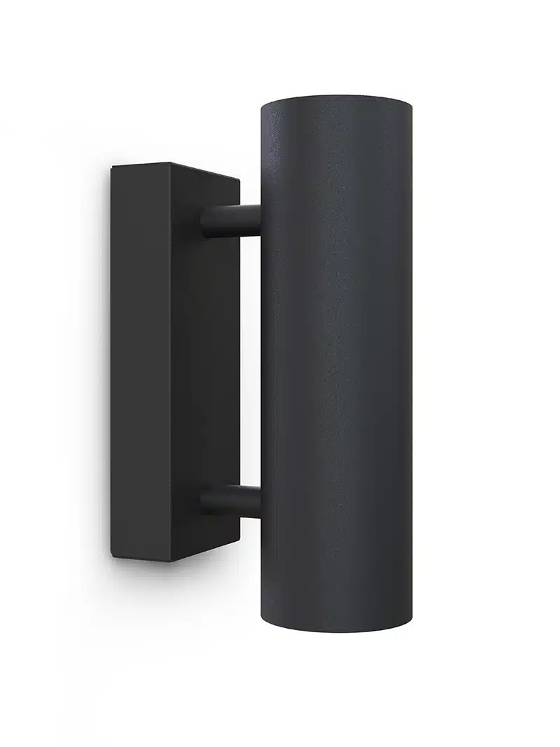 Applique Tyson dimmable base en métal avec éclairage haut et bas au design contemporain par Belid