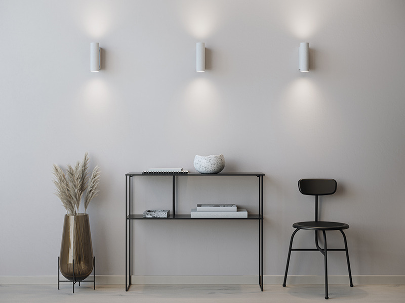 Applique Tyson dimmable base en métal avec éclairage haut et bas au design contemporain par Belid Applique Tyson dimmable base en métal avec éclairage haut et bas au design contemporain par Belid