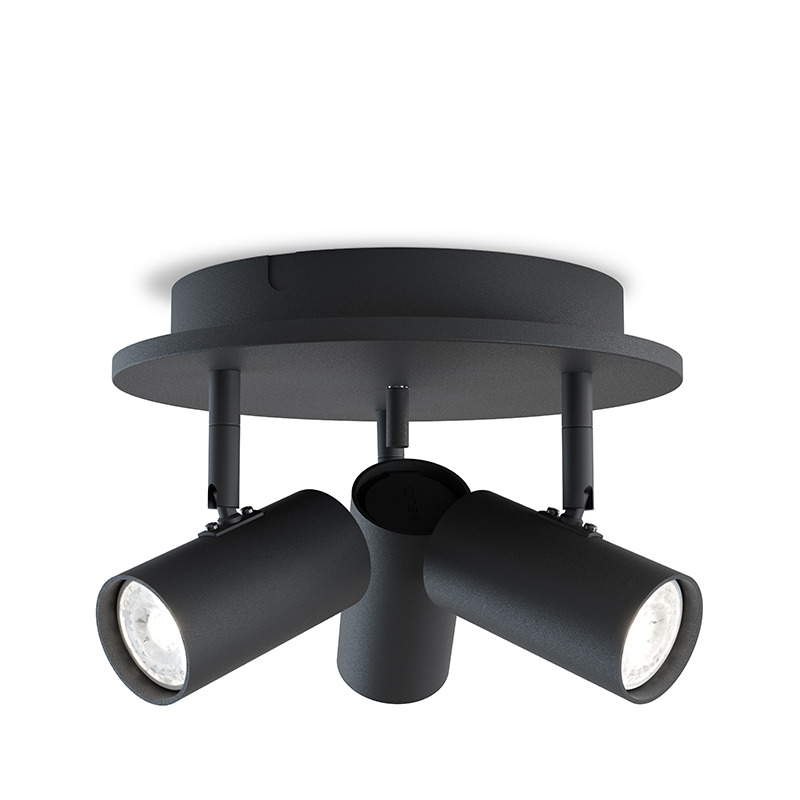 Plafonnier Spot Tyson dimmable avec base en métal ronde au design contemporain par Belid Plafonnier Spot Tyson dimmable avec base en métal ronde au design contemporain par Belid