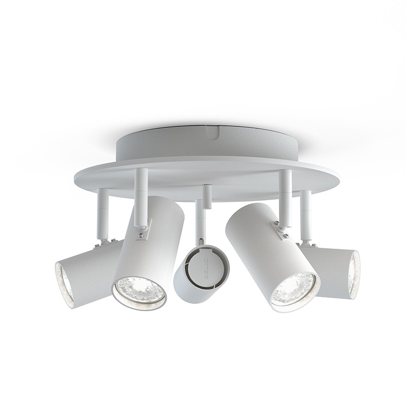 Plafonnier Spot Tyson dimmable avec base en métal ronde au design contemporain par Belid Plafonnier Spot Tyson dimmable avec base en métal ronde au design contemporain par Belid