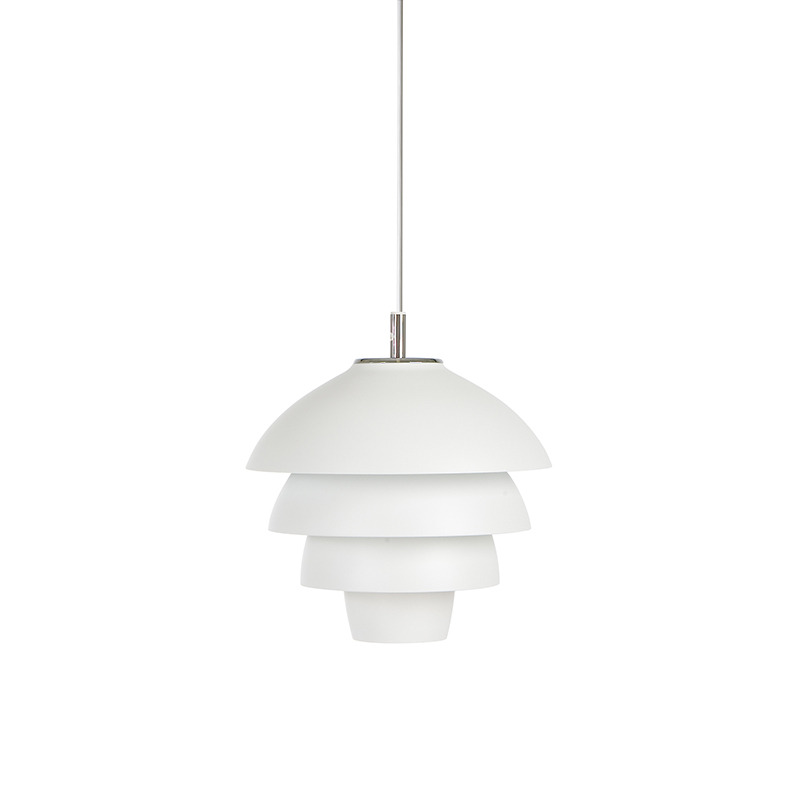 Suspension Valencia dimmable base en métal avec abat-jour en grappe au design contemporain par Belid