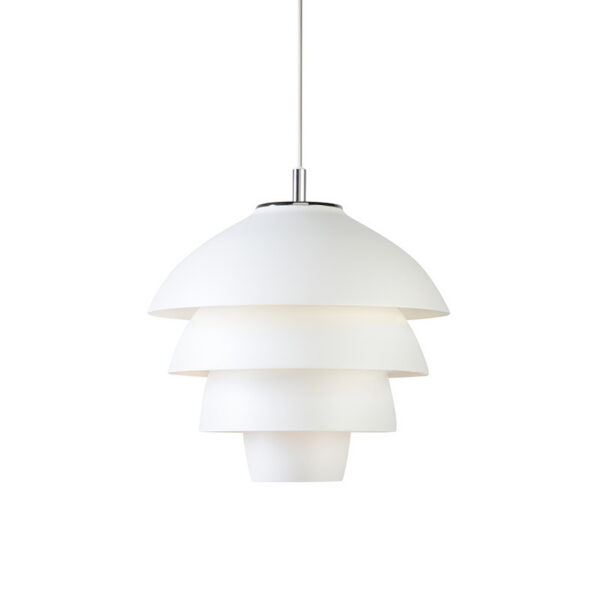 Suspension Valencia dimmable base en métal avec abat-jour en grappe au design contemporain par Belid