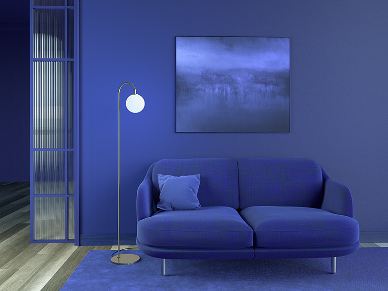 Lampadaire Ballon base en métal avec abat-jour en verre sphérique au design contemporain par Herstal Lampadaire Ballon base en métal avec abat-jour en verre sphérique au design contemporain par Herstal