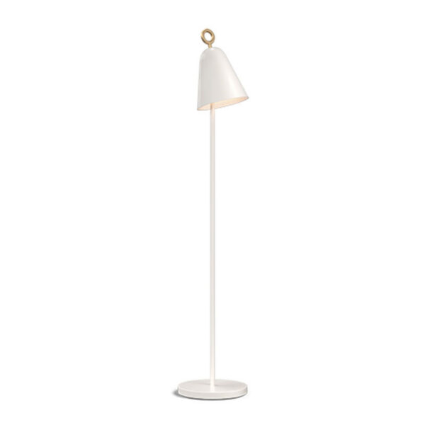 Lampadaire Bella base en métal avec abat-jour en forme de cloche au design contemporain par Herstal