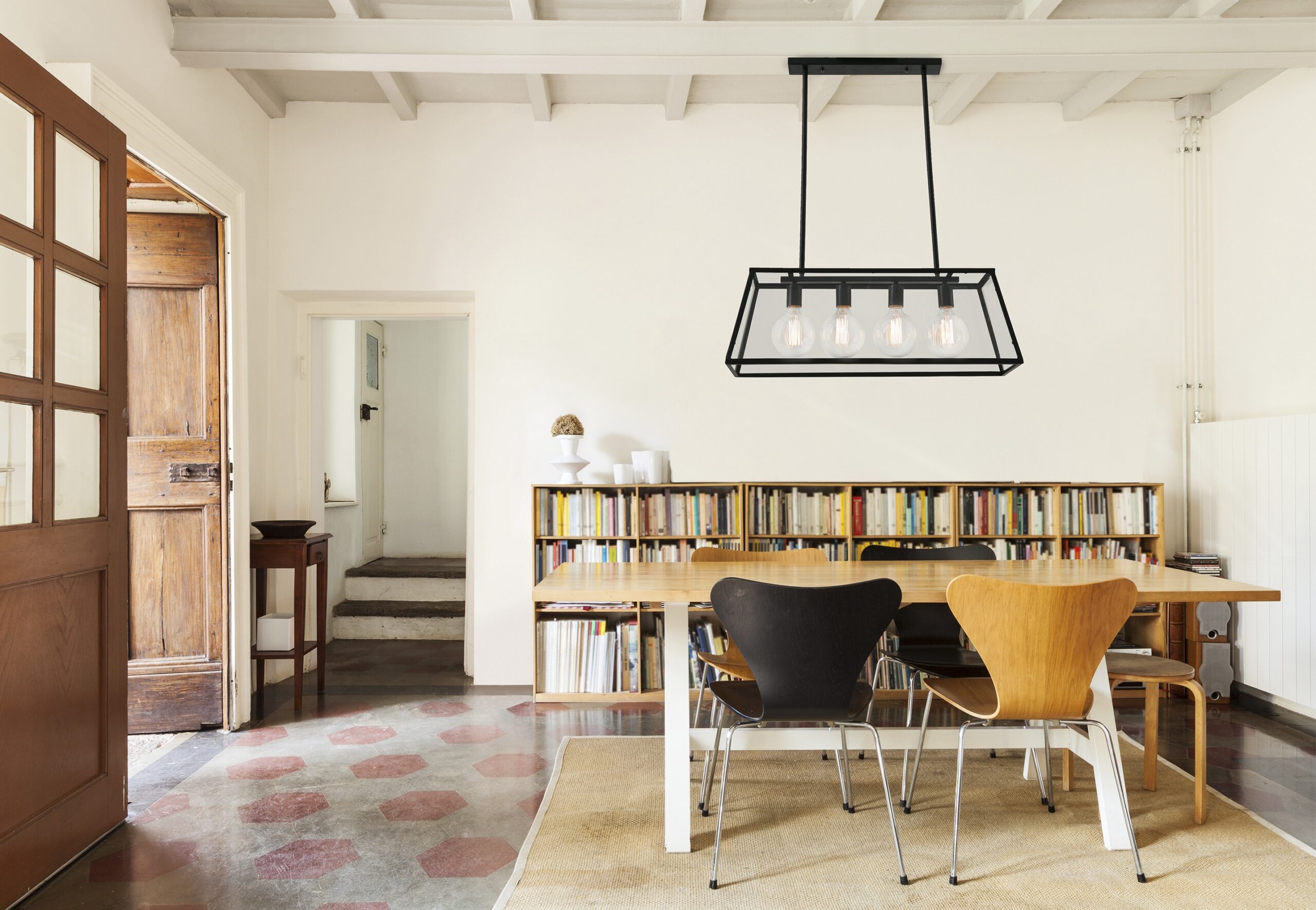 Suspension Bella en verre au design industrielle Suspension Bella en verre au design industriel
