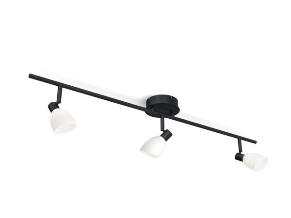 Plafonnier Spot Cut linéaire dimmable base en métal au design contemporain par Herstal