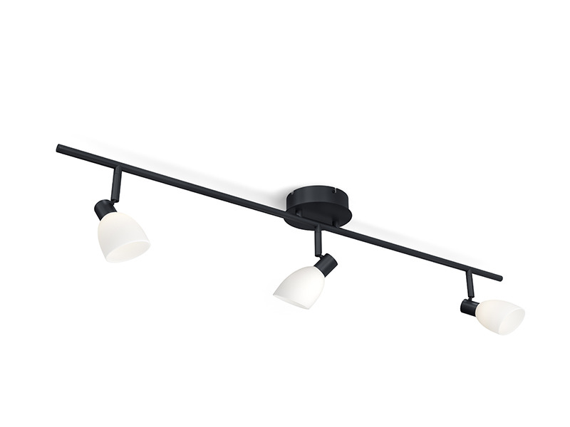 Plafonnier Spot Cut linéaire dimmable base en métal au design contemporain par Herstal