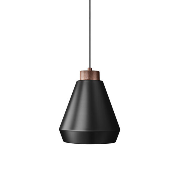 Suspension Edge dimmable base en métal en forme de cône au design contemporain par Herstal
