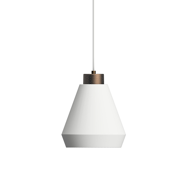 Suspension Edge  dimmable base en métal en forme de cône au design contemporain par Herstal