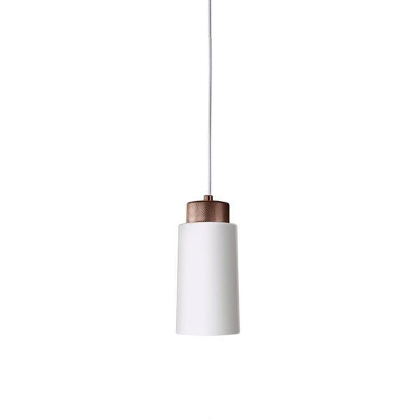 Suspension Edge dimmable base en métal de forme cylindrique au design contemporain par Herstal