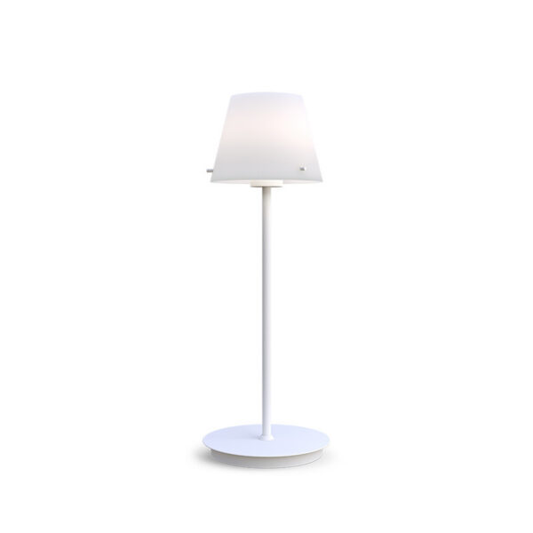 Lampe à poser Gil Il Grande dimmable base en métal au design contemporain par Herstal
