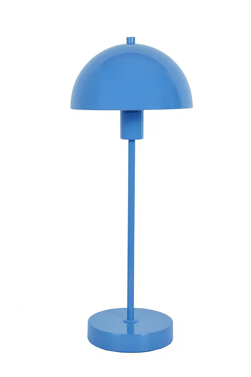 Lampe à poser Vienda base en métal et abat-jour en forme de bol renversé au design contemporain par Herstal