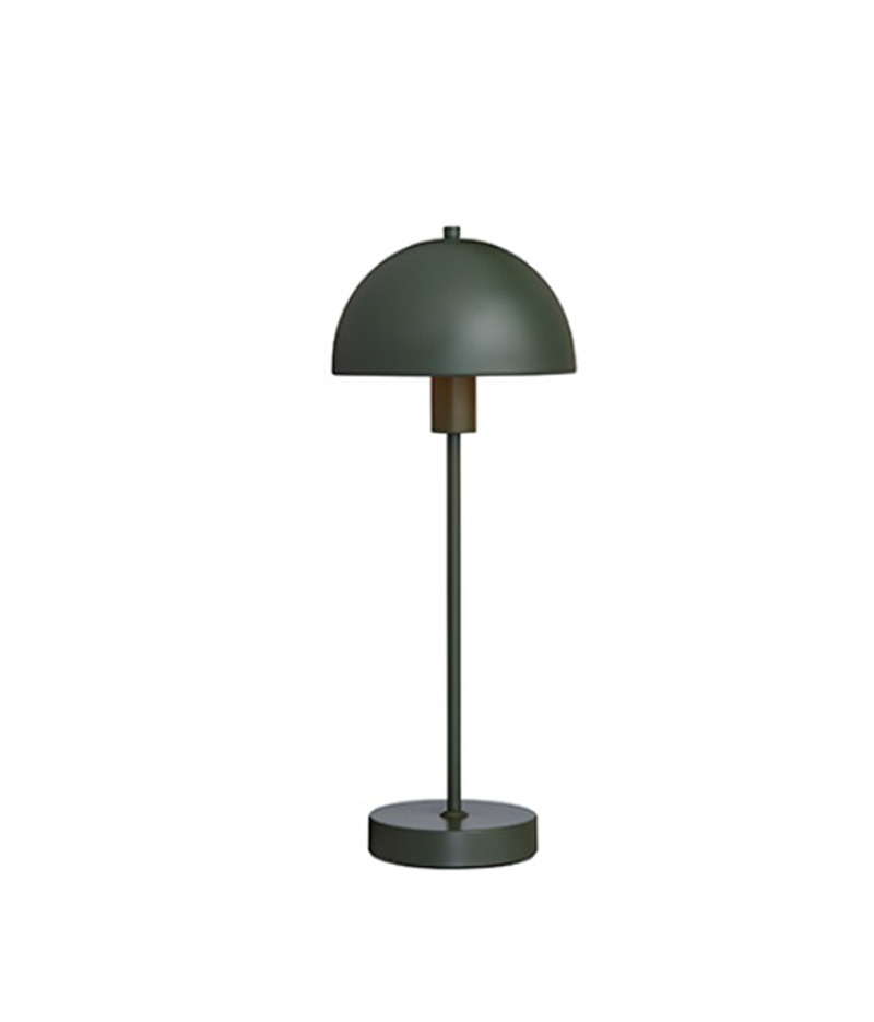 Lampe à poser Vienda base en métal et abat-jour en forme de bol renversé au design contemporain par Herstal Lampe à poser Vienda base en métal et abat-jour en forme de bol renversé au design contemporain par Herstal