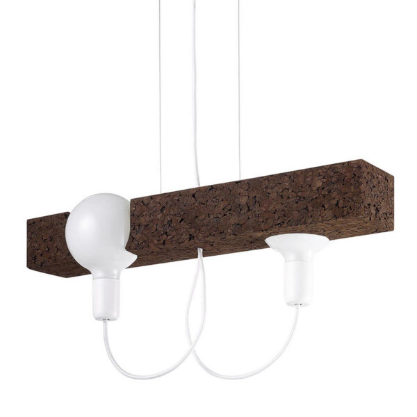 Suspension Boolean en liège noir par Toni Grilo x Blackcork