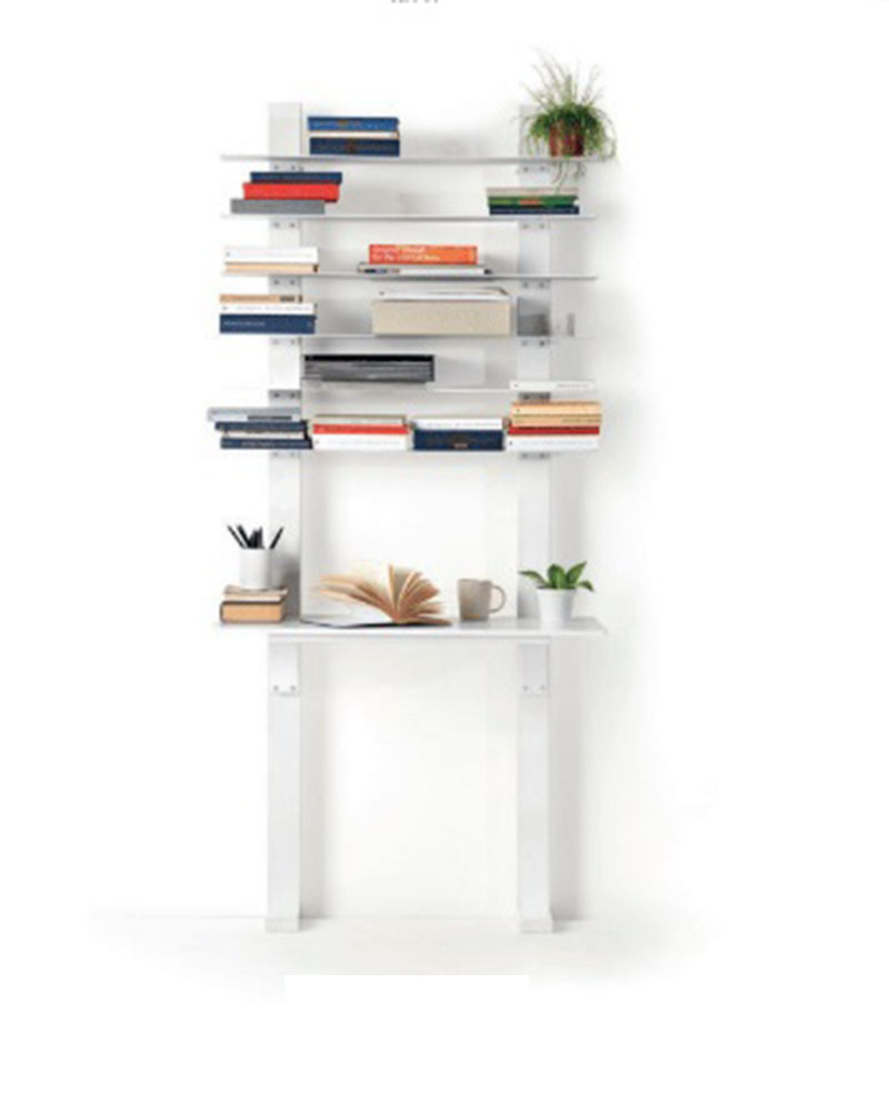 Bibliothèque Pacifico en acier Blanc au design contemporain de Lapo Ciatti x Opinion Ciatti Bibliothèque Pacifico en acier Blanc au design contemporain de Lapo Ciatti x Opinion Ciatti