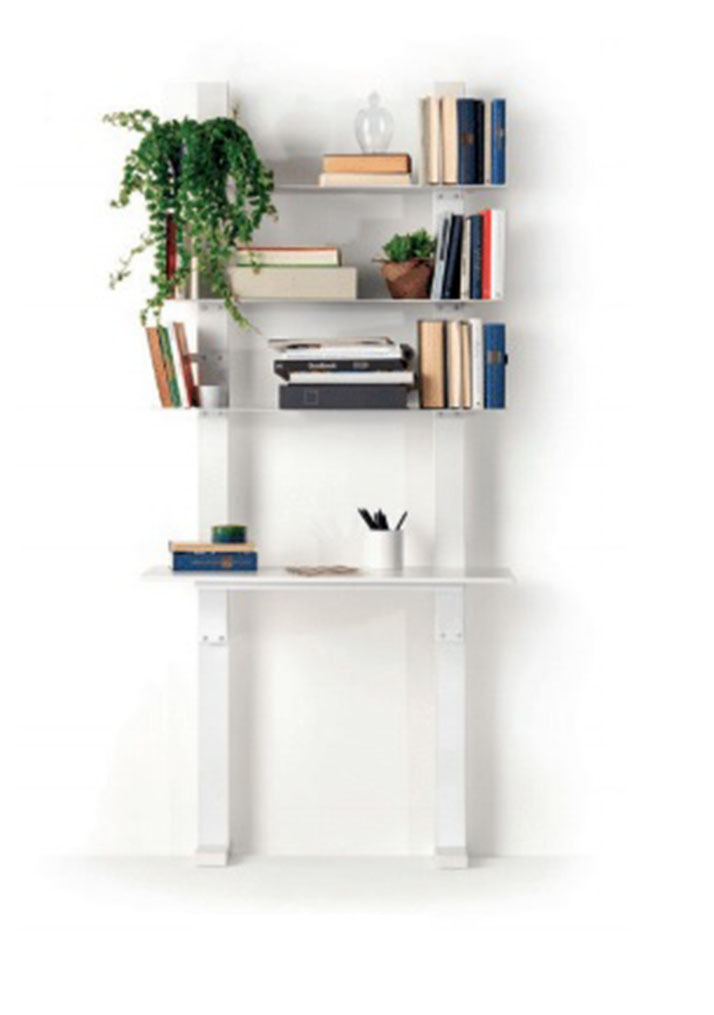 Bibliothèque Pacifico en acier Blanc au design contemporain de Lapo Ciatti x Opinion Ciatti Bibliothèque Pacifico en acier Blanc au design contemporain de Lapo Ciatti x Opinion Ciatti