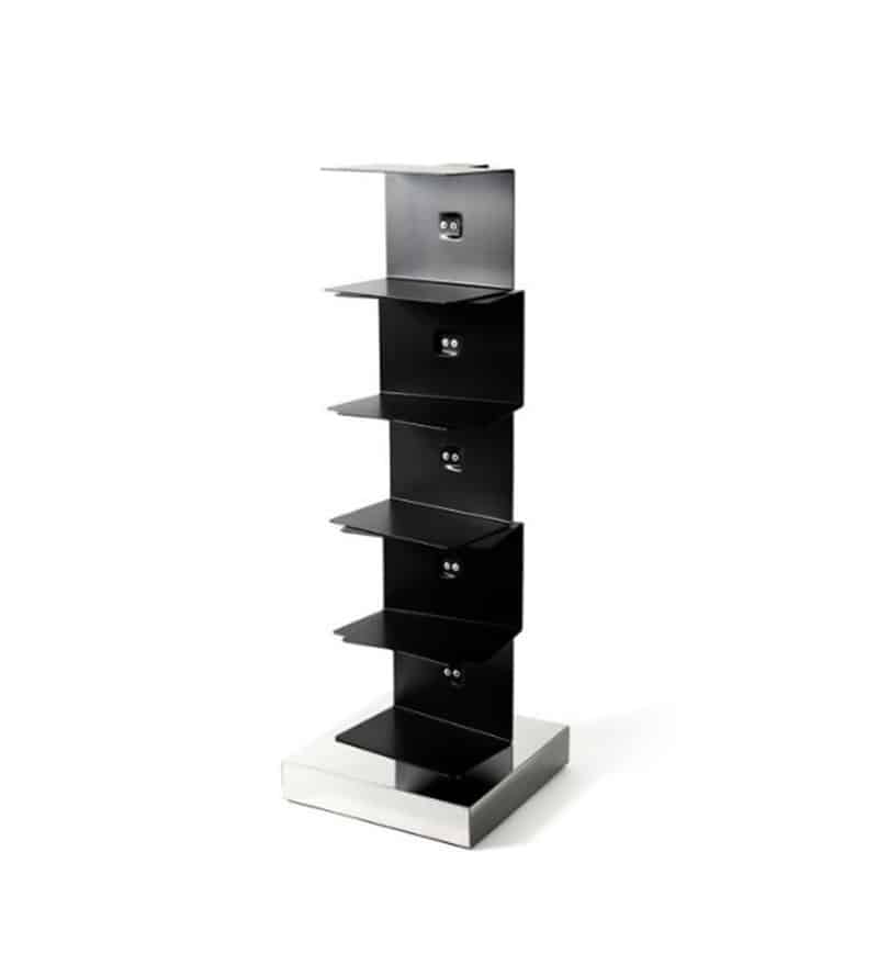 Bibliothèque Original Ptolomeo en acier au design contemporain de Bruno Rainaldi x Opinion Ciatti