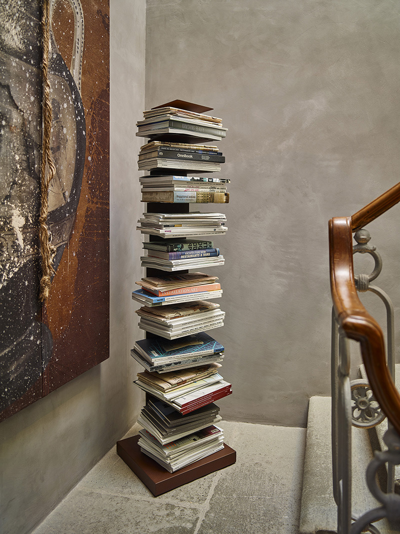 Bibliothèque Ptolomeo Art en acier au design contemporain de Bruno Rainaldi x Opinion Ciatti Bibliothèque Ptolomeo Art en acier au design contemporain de Bruno Rainaldi x Opinion Ciatti