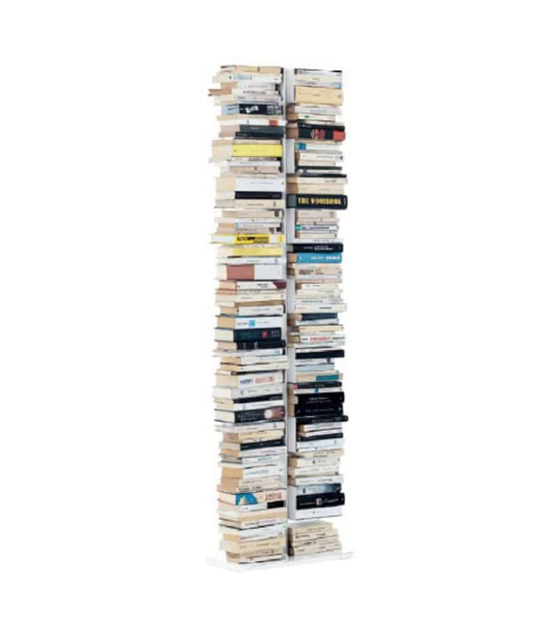 Bibliothèque Ptolomeo x2 en acier au design contemporain de Bruno Rainaldi x Opinion Ciatti