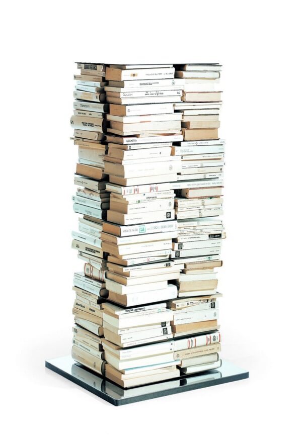 Bibliothèque Ptolomeo x4 en acier au design contemporain de Bruno Rainaldi x Opinion Ciatti