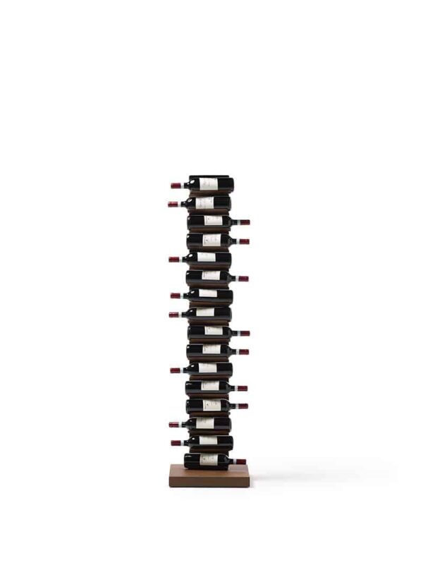 Étagère à vin Ptolomeo Vino en acier au design contemporain de Bruno Rainaldi x Opinion Ciatti