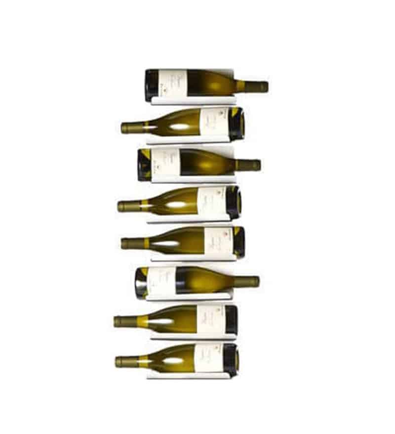 Étagère à vin murale Ptolomeo Vino en acier au design contemporain de Bruno Rainaldi x Opinion Ciatti