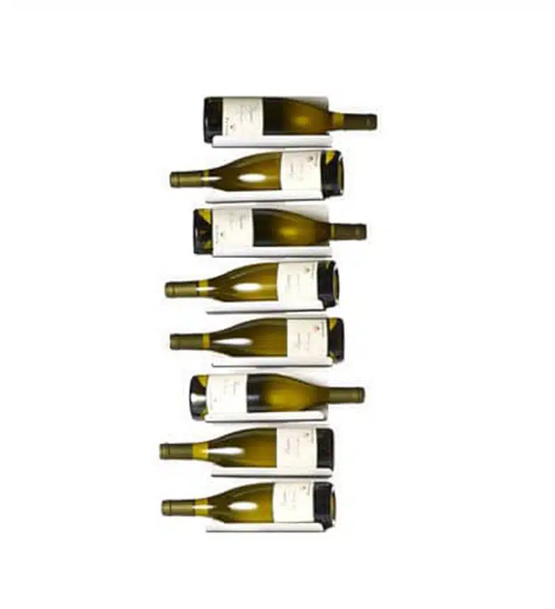 Étagère à vin murale Ptolomeo Vino en acier au design contemporain de Bruno Rainaldi x Opinion Ciatti
