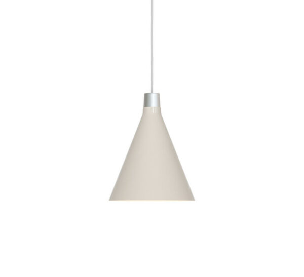 Suspension Bower base en aluminium anodisé avec abat-jour en cône au design contemporain de Tala