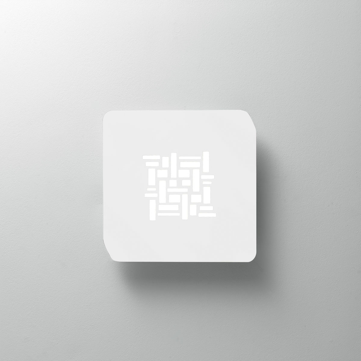 Plafonnier/Applique Pixel carré en aluminium design digital par Gea Luce