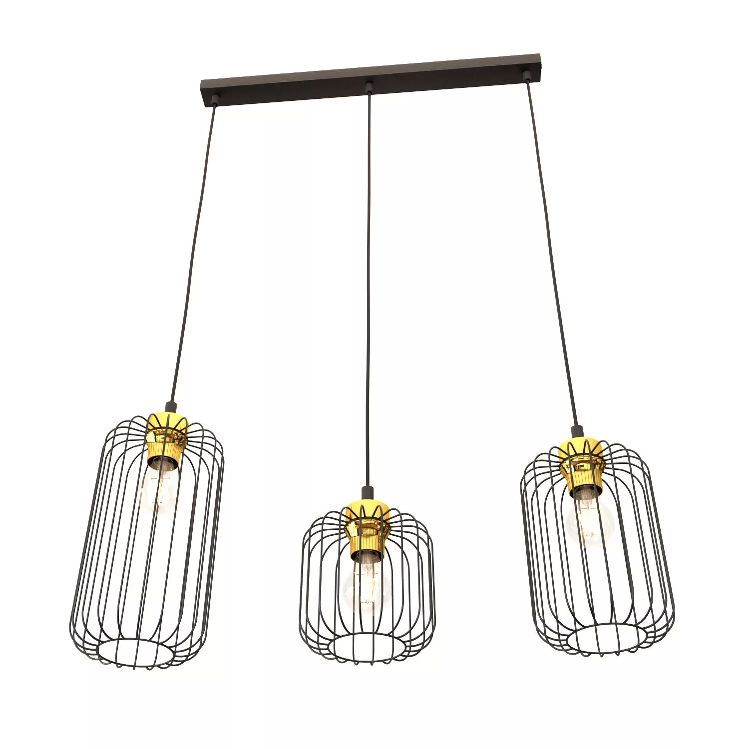Suspension Vander 3BL avec base en métal linéaire au design contemporain par Emibig