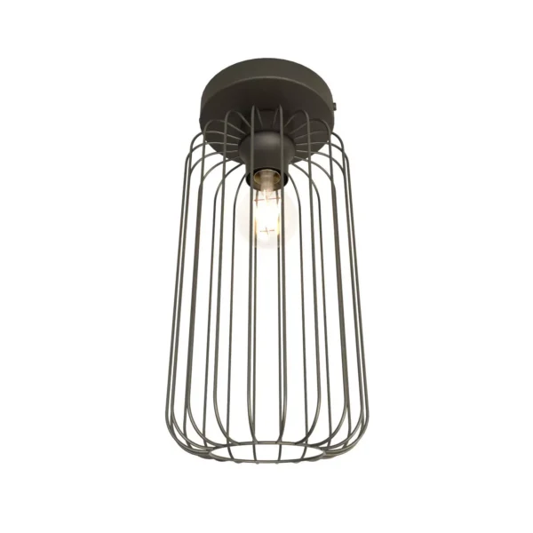 Plafonnier Barn base en métal circulaire au design contemporain par Emibig