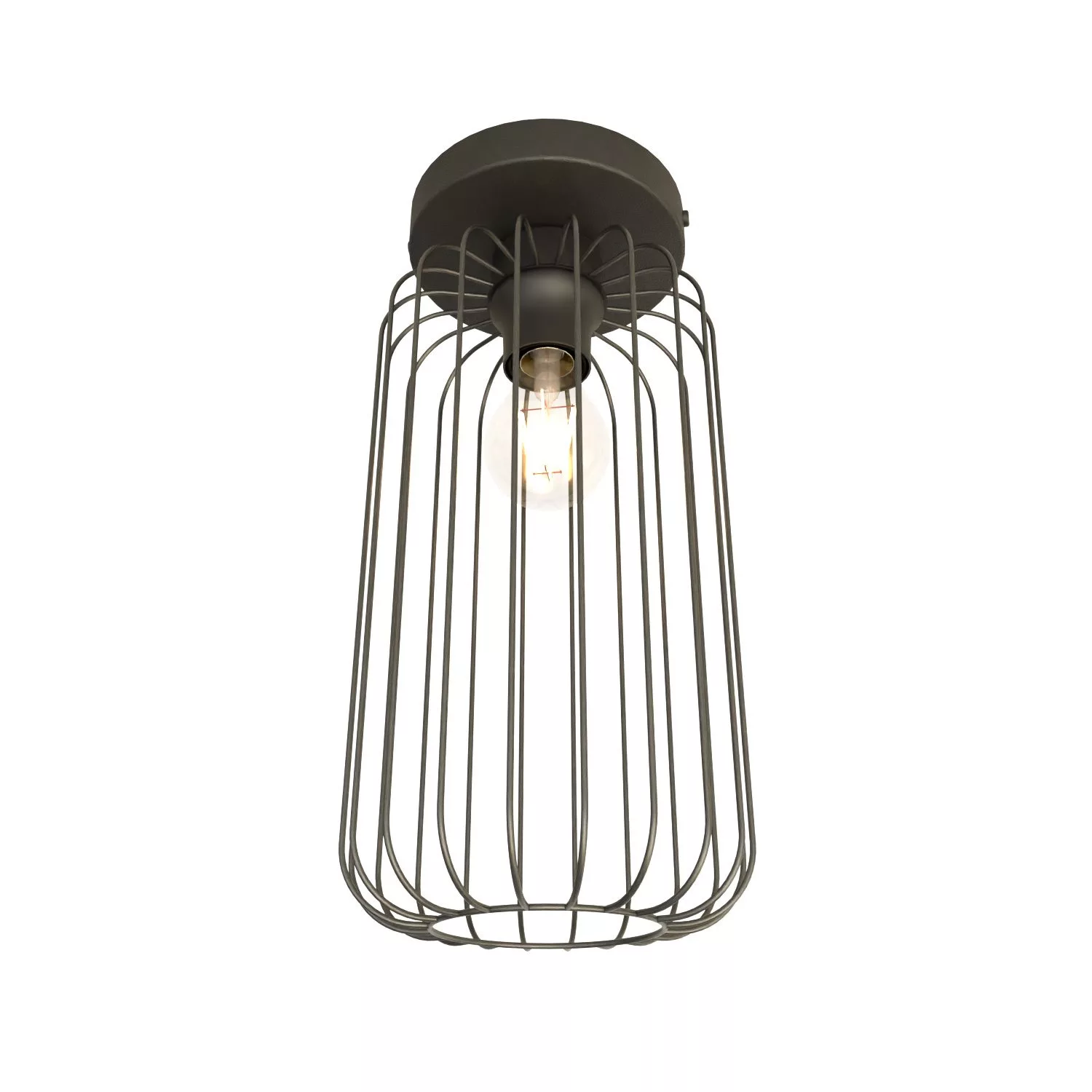 Plafonnier Barn base en métal circulaire au design contemporain par Emibig