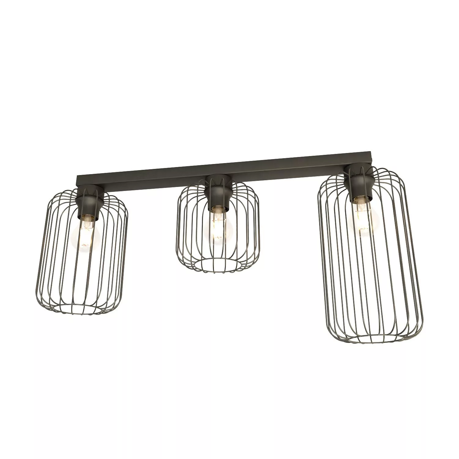 Plafonnier Barn 3BL avec base en métal linéaire au design contemporain par Emibig