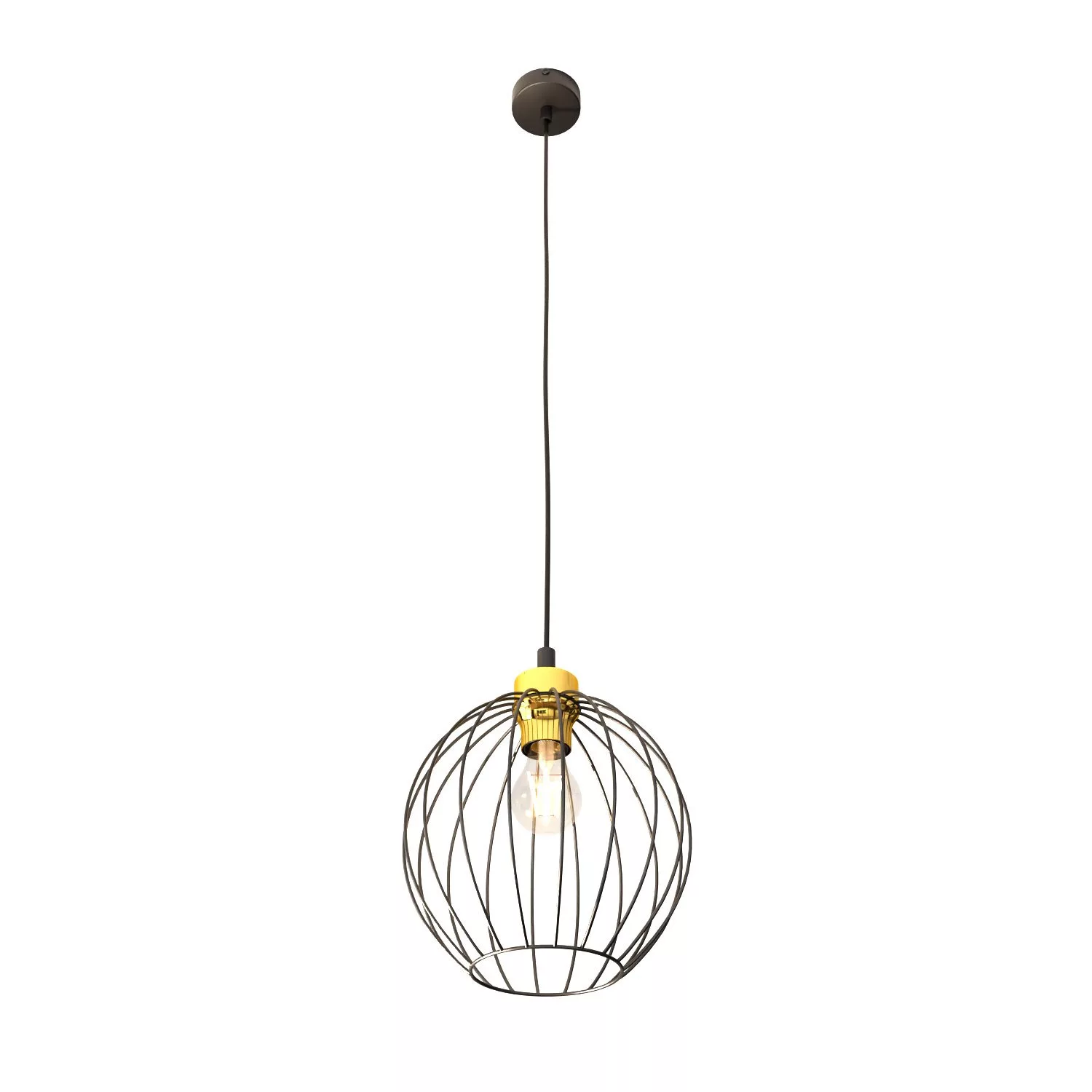 Suspension Nando base en métal circulaire au design contemporain par Emibig