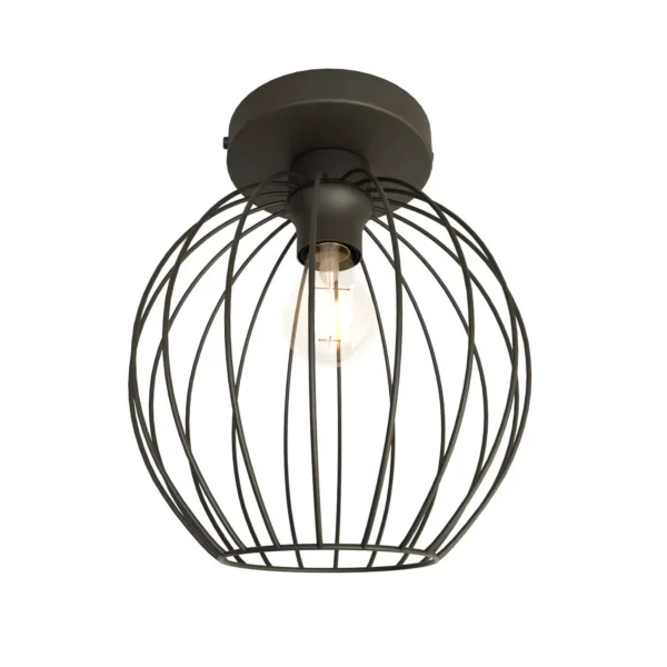 Plafonnier Nest base en métal circulaire au design contemporain par Emibig