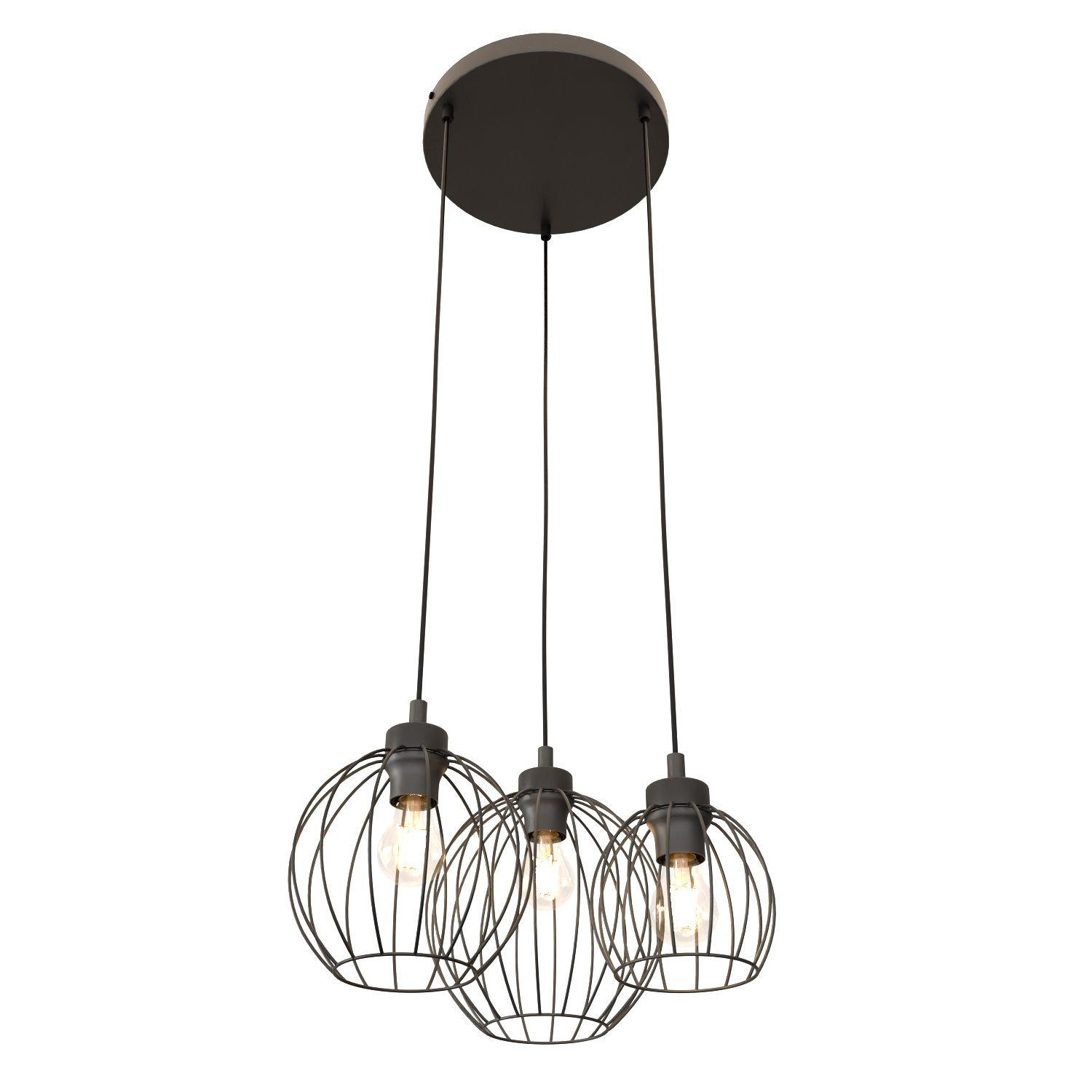 Suspension Nando base en métal circulaire au design contemporain par Emibig Suspension Nando base en métal circulaire au design contemporain par Emibig
