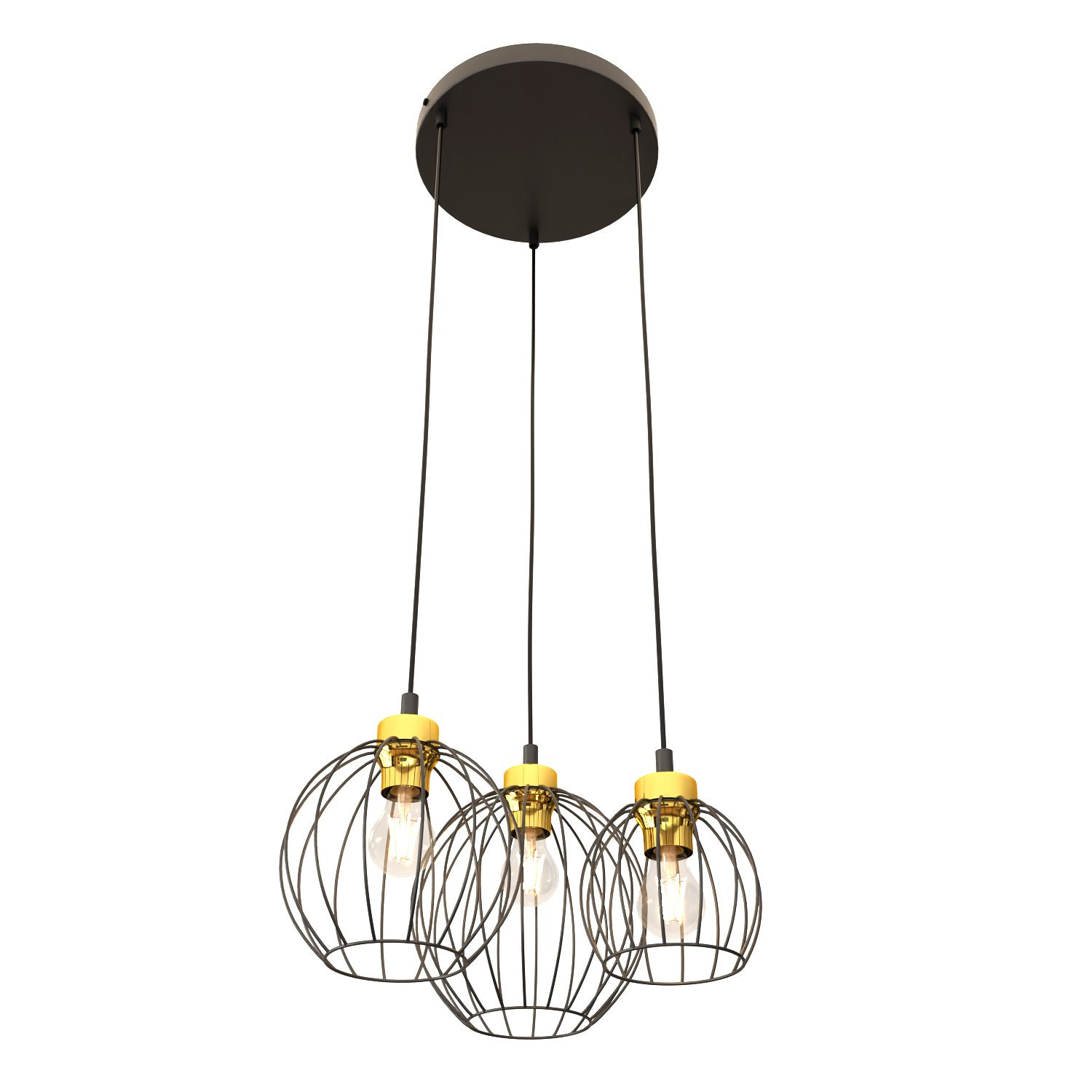Suspension Nando base en métal circulaire au design contemporain par Emibig Suspension Nando base en métal circulaire au design contemporain par Emibig