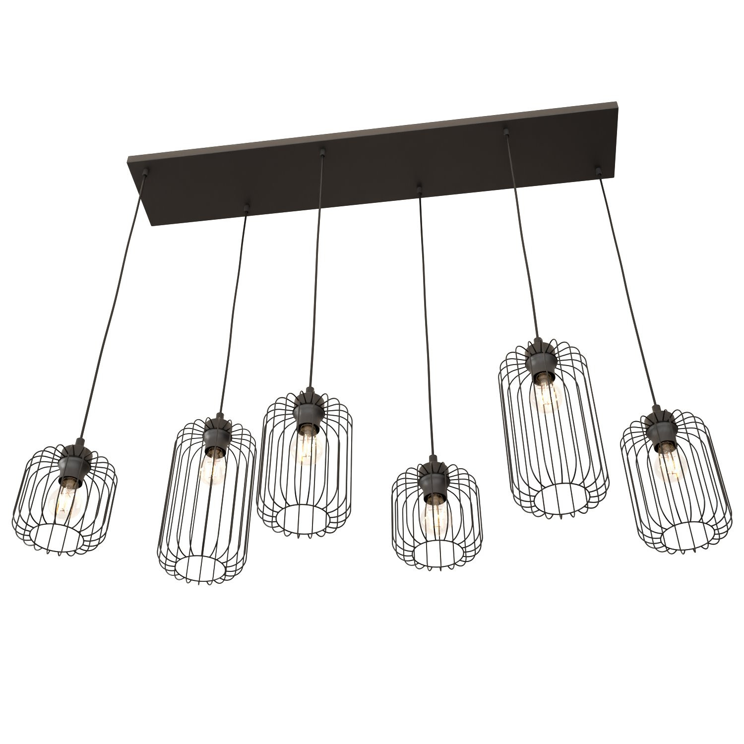 Suspension Vander base en métal rectangulaire au design contemporain par Emibig Suspension Vander base en métal rectangulaire au design contemporain par Emibig