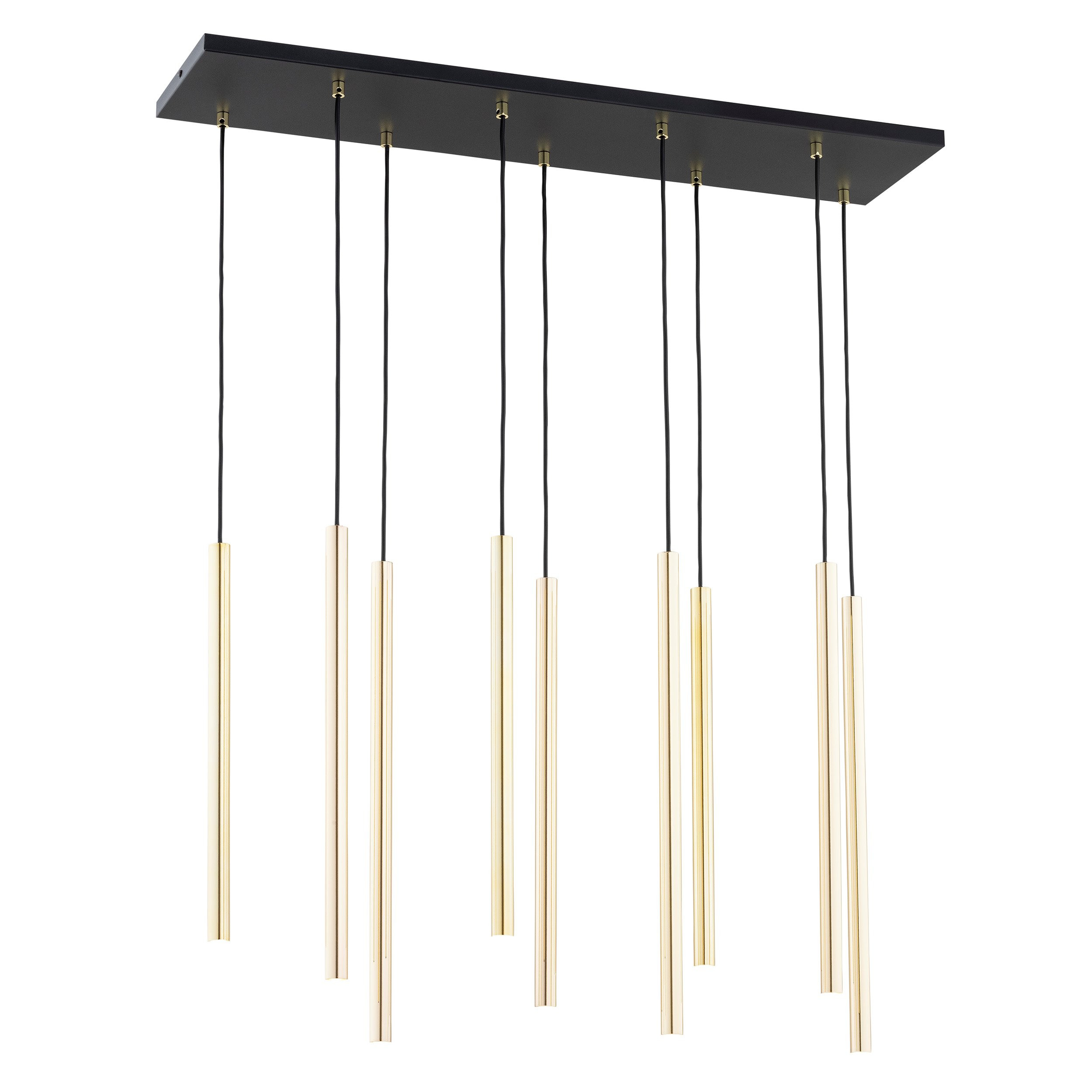 Suspension Selter avec base en métal rectangulaire et abat-jour cylindrique au design contemporain par Emibig Suspension Selter avec base en métal rectangulaire et abat-jour cylindrique au design contemporain par Emibig