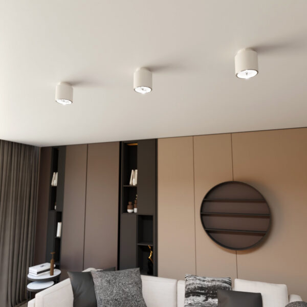 Plafonnier Nano avec base en métal au design contemporain par Emibig
