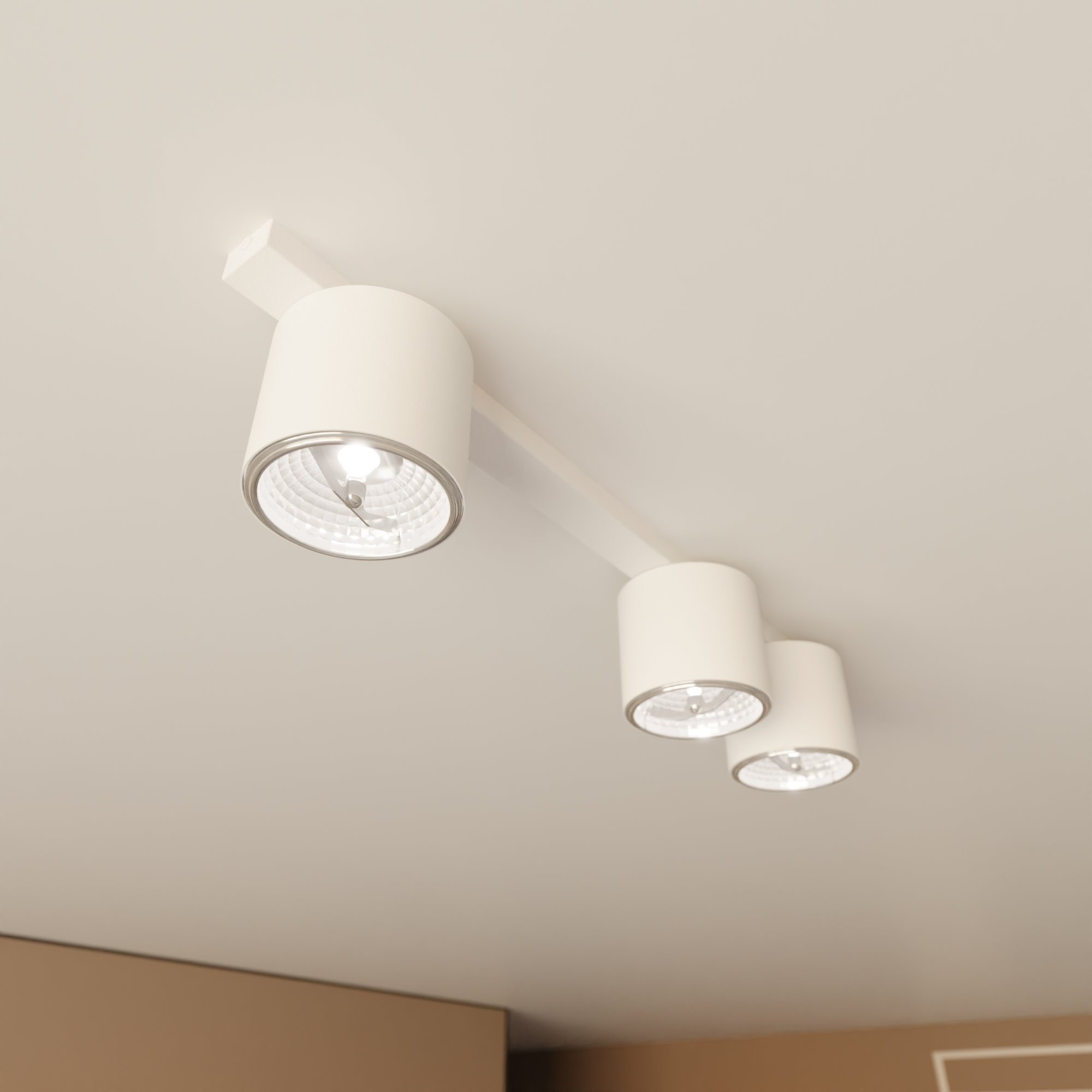 Plafonnier Nano avec base en métal au design contemporain par Emibig Plafonnier Nano avec base en métal au design contemporain par Emibig