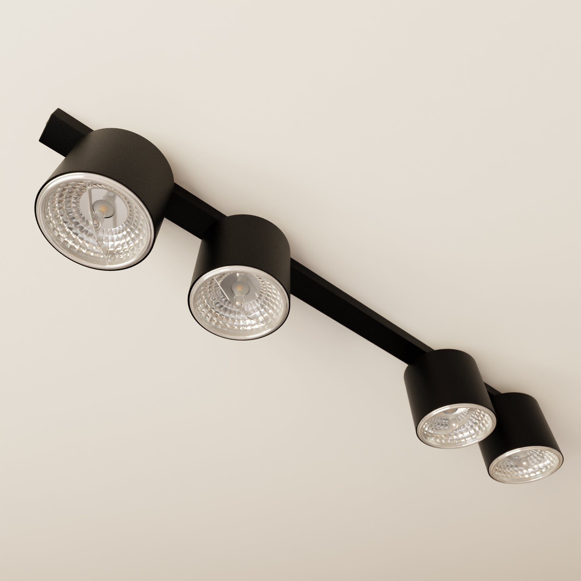 Plafonnier Nano avec base en métal au design contemporain par Emibig Plafonnier Nano avec base en métal au design contemporain par Emibig